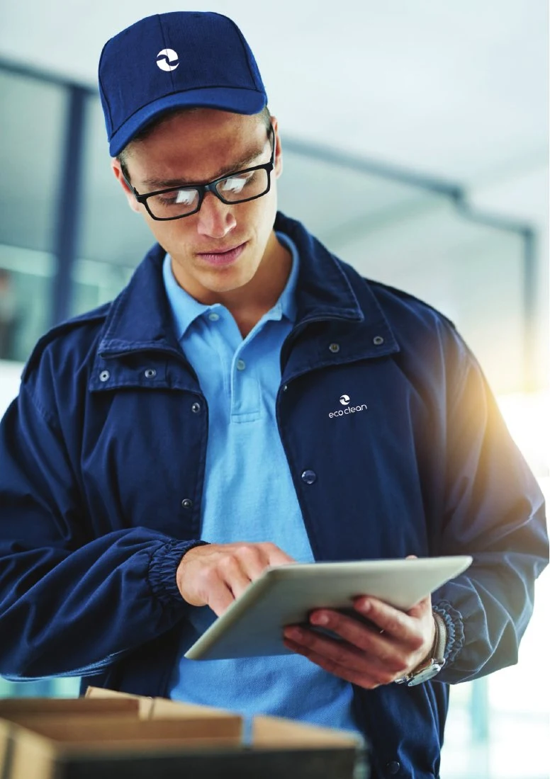 Stock management photograph from the Eco Clean catalog